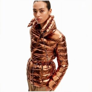 NWT Desigual Copper Puffer Jacket | M-L